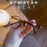 Armação GREAT Marrom / Laranja